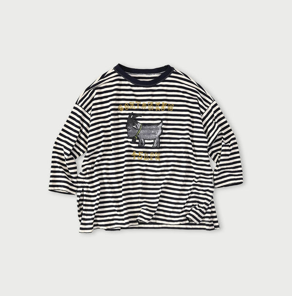 45R Stripe Big Slit Hiko Betouch Goaton T-shirt