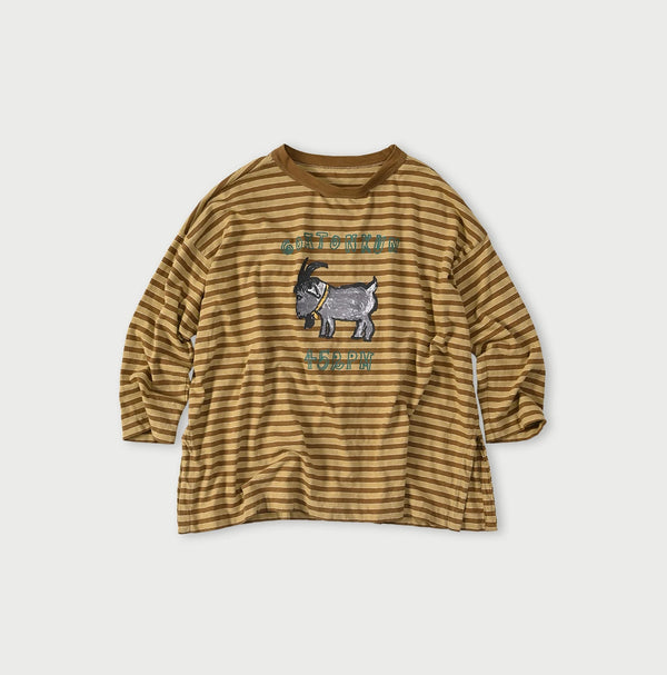 45R Stripe Big Slit Hiko Betouch Goaton T-shirt