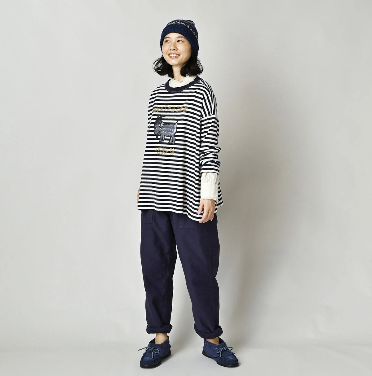 45R Stripe Big Slit Hiko Betouch Goaton T-shirt
