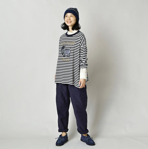 45R Stripe Big Slit Hiko Betouch Goaton T-shirt