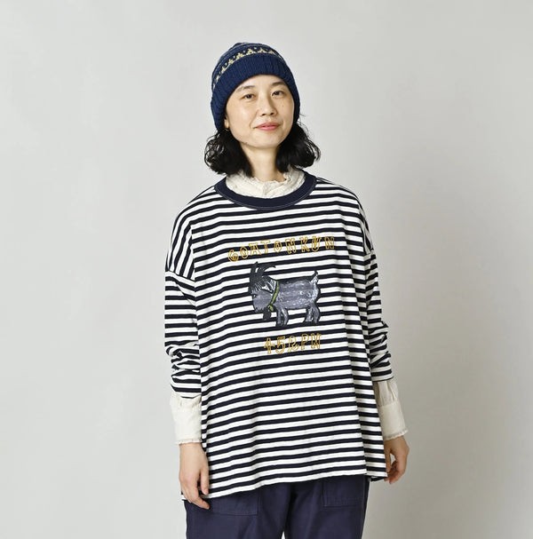 45R Stripe Big Slit Hiko Betouch Goaton T-shirt