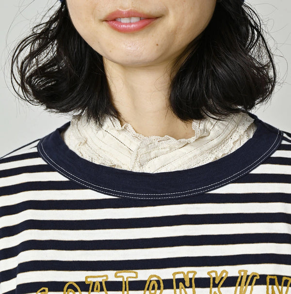 45R Stripe Big Slit Hiko Betouch Goaton T-shirt