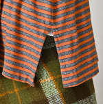 45R Stripe Big Slit Hiko Betouch Goaton T-shirt (Top-dyed)