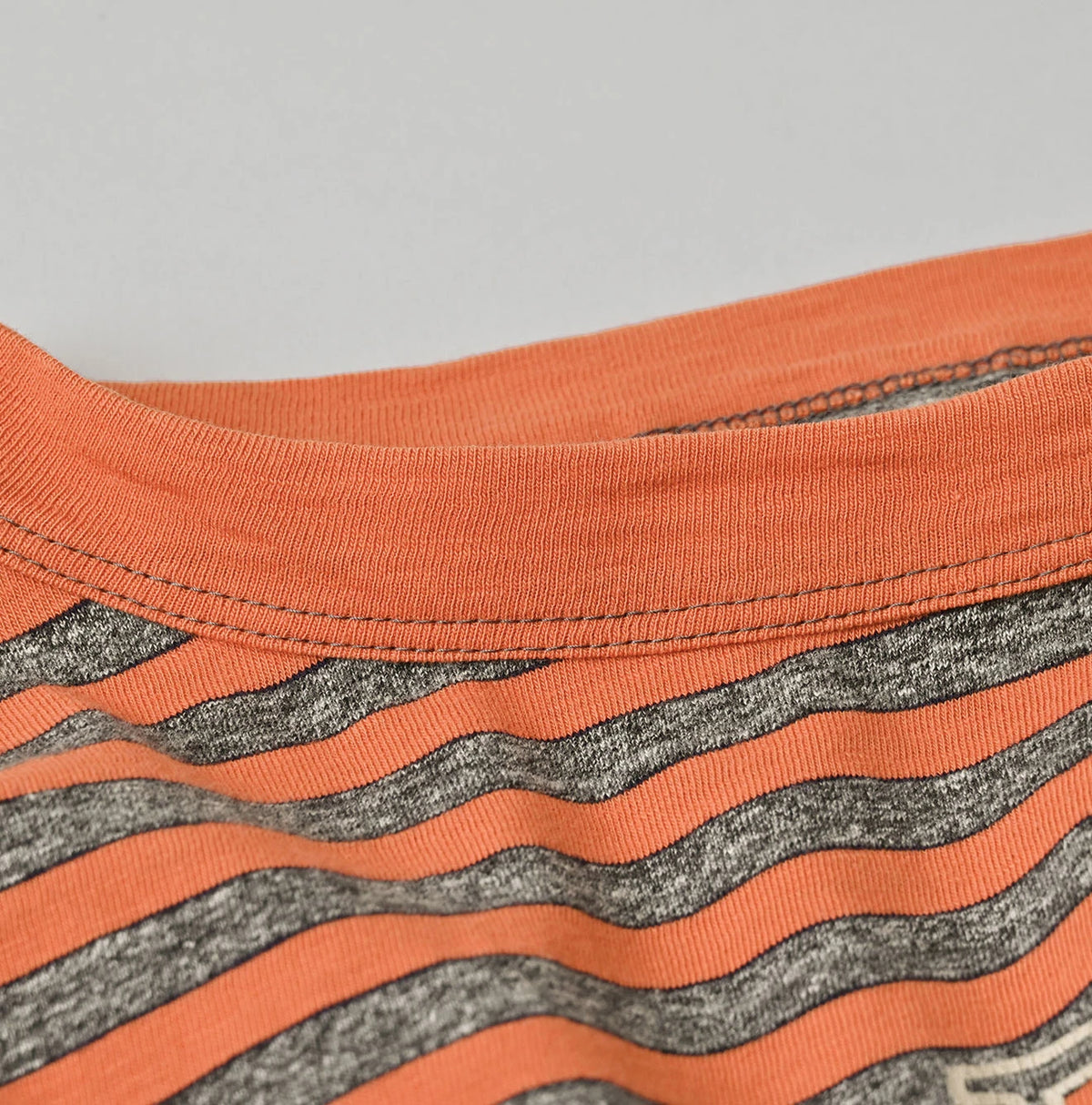 45R Stripe Big Slit Hiko Betouch Goaton T-shirt (Top-dyed)