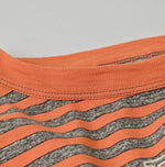 45R Stripe Big Slit Hiko Betouch Goaton T-shirt (Top-dyed)
