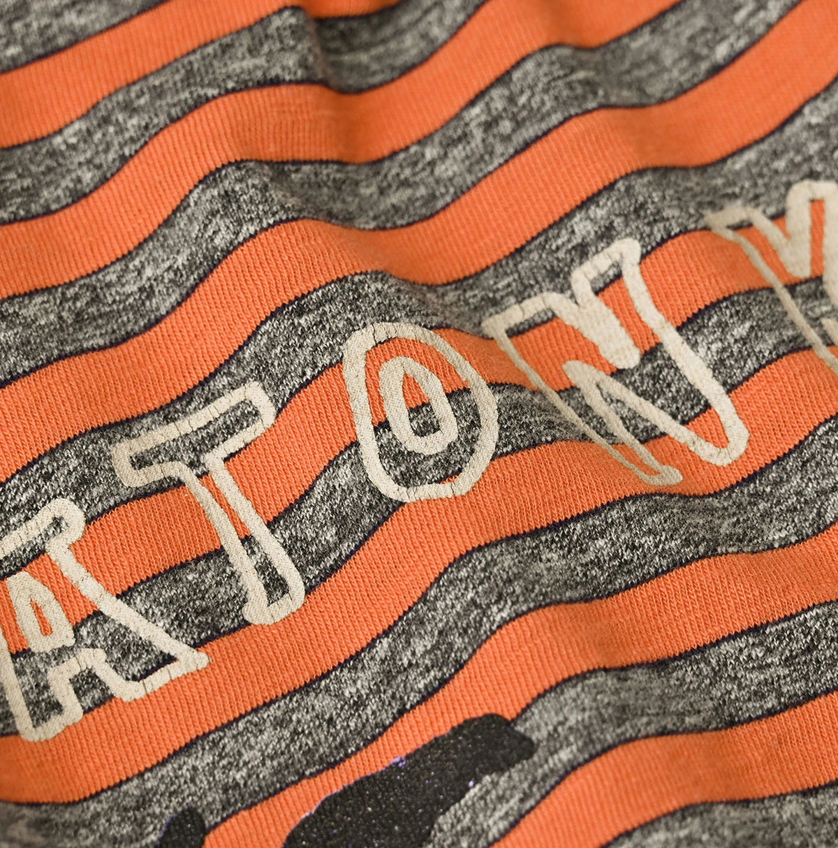 45R Stripe Big Slit Hiko Betouch Goaton T-shirt (Top-dyed) - Image 12