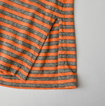 45R Stripe Big Slit Hiko Betouch Goaton T-shirt (Top-dyed)