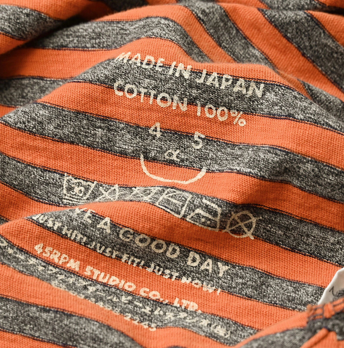45R Stripe Big Slit Hiko Betouch Goaton T-shirt (Top-dyed)