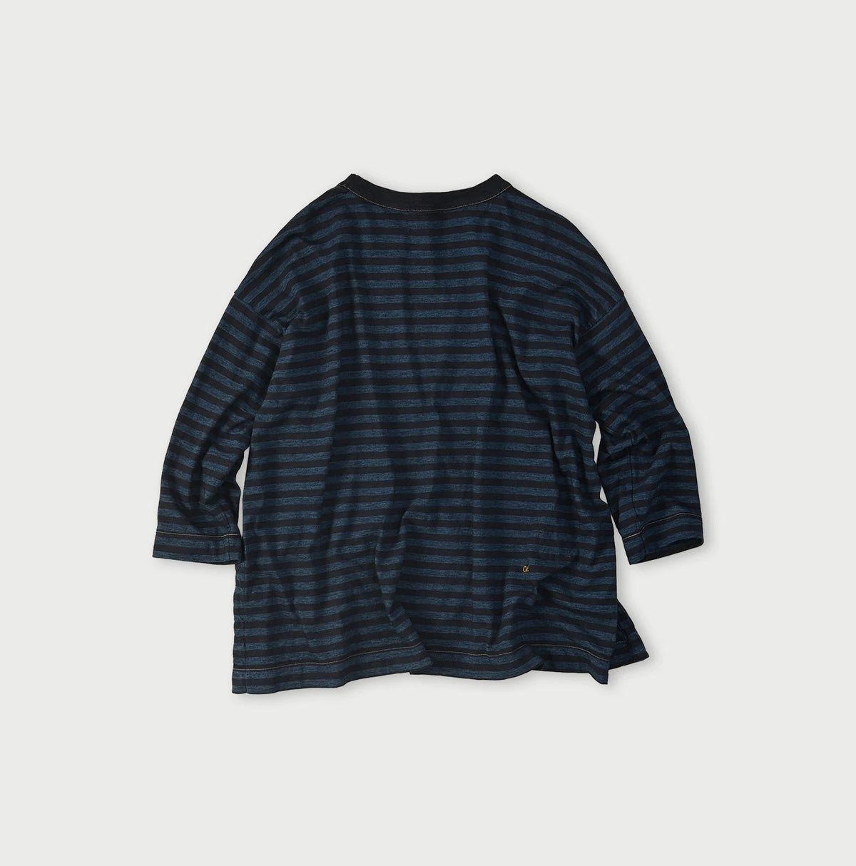 45R Indigo Stripe Big Slit Hiko Betouch Goaton T-shirt