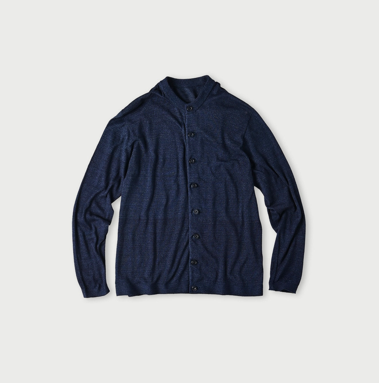 45R Indigo Super Gauze Wholegarment 908 Cardigan