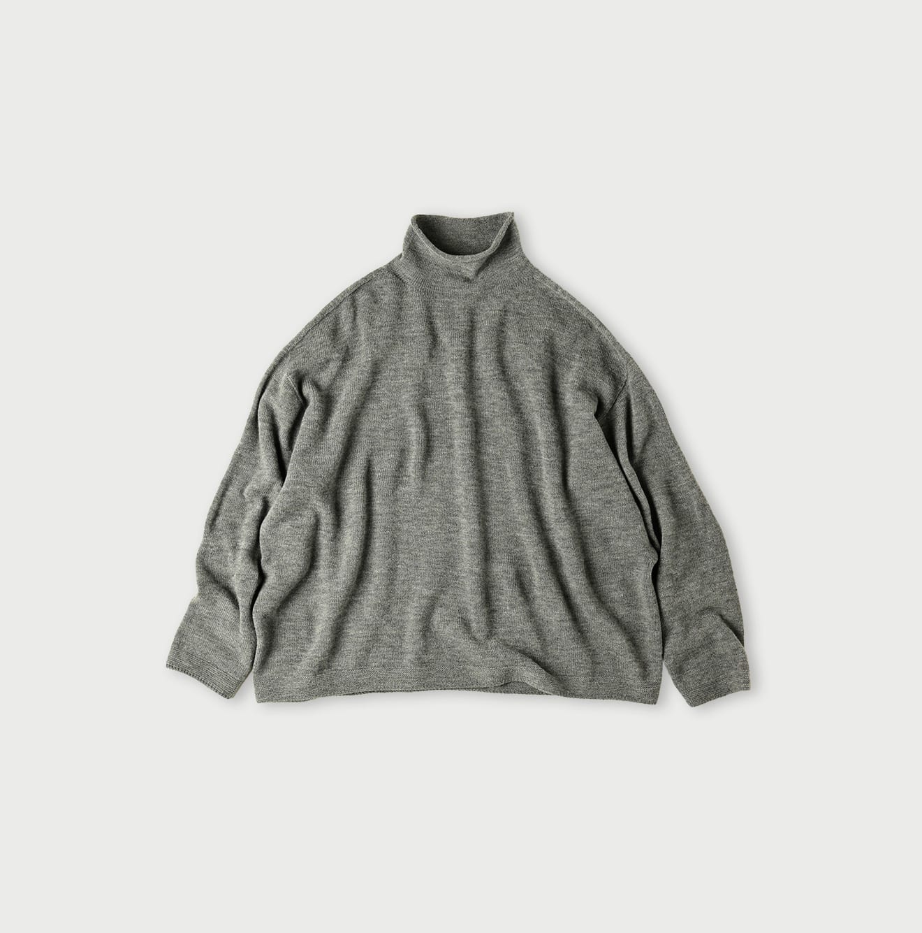45R Float Felted M-turtleneck