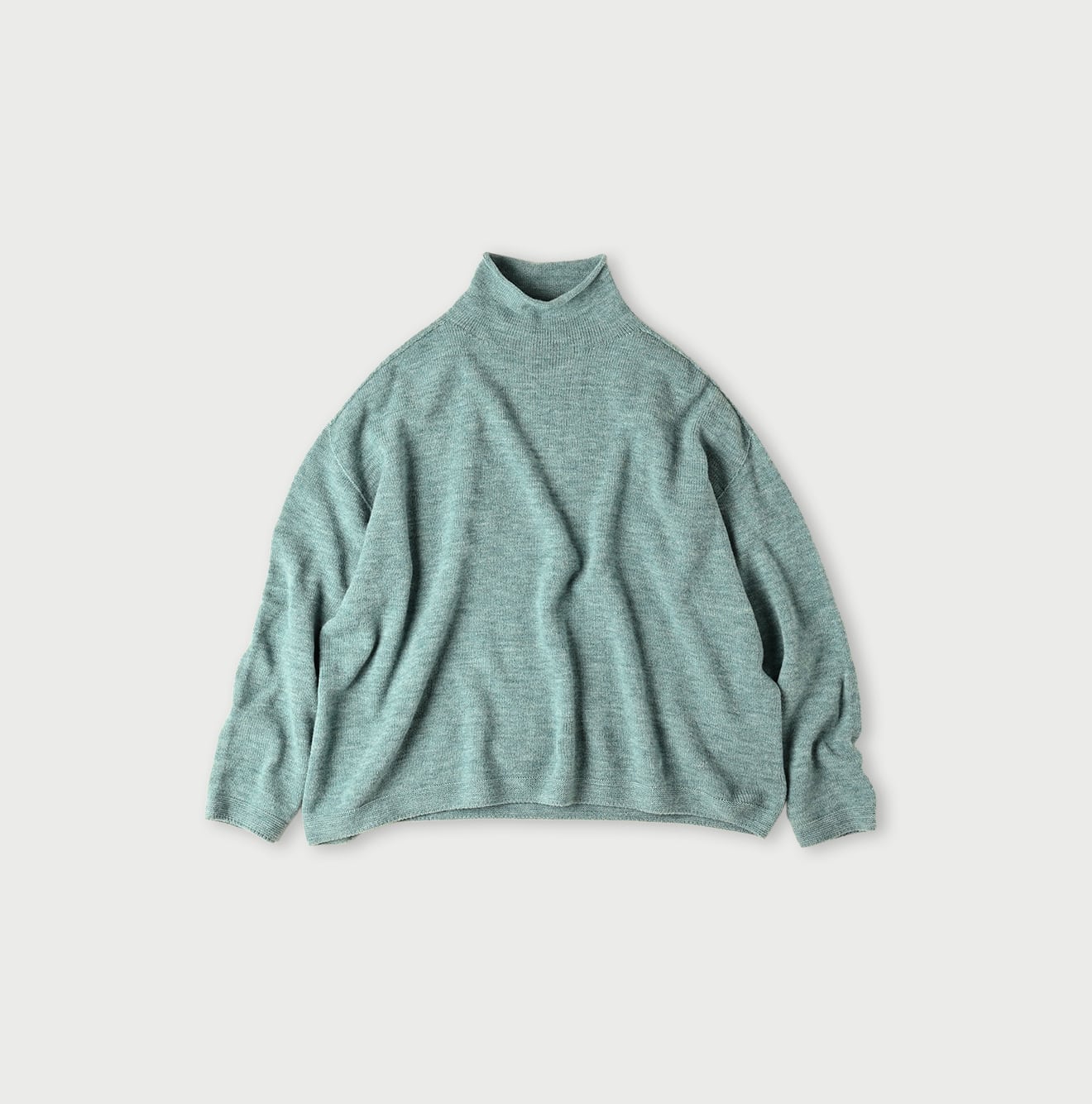 45R Float Felted M-turtleneck