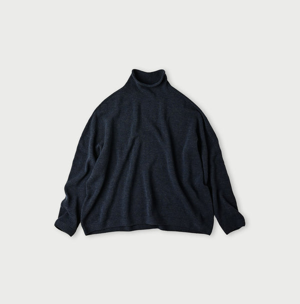 45R Float Felted M-turtleneck