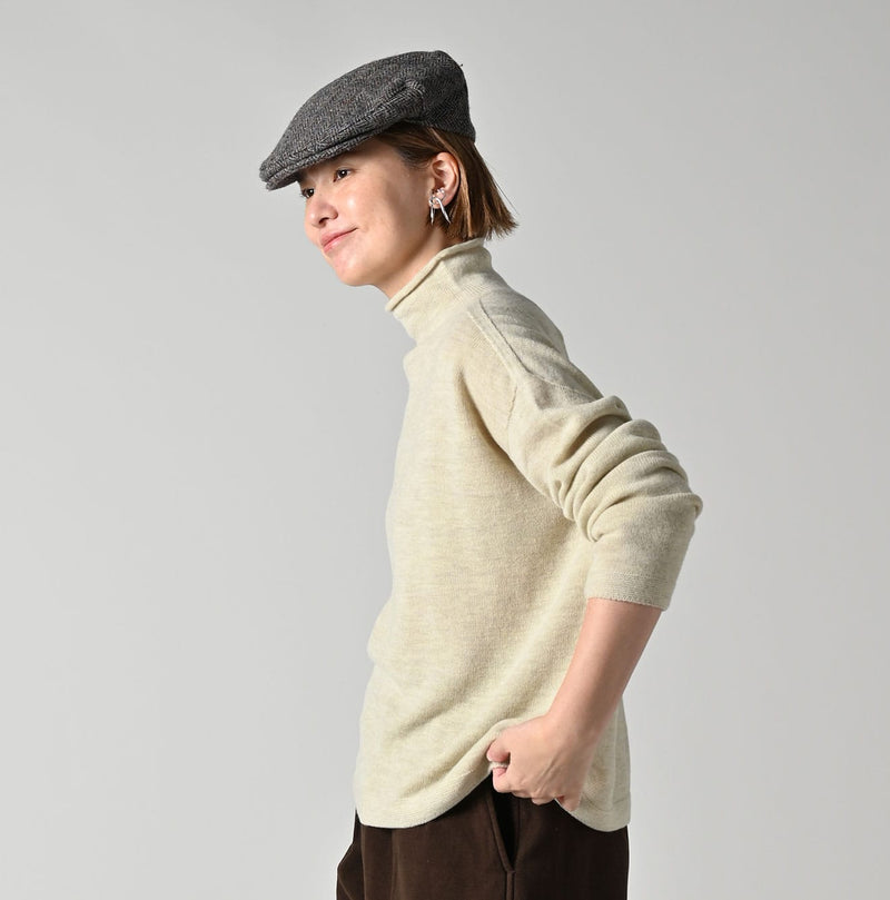 45R Float Felted M-turtleneck