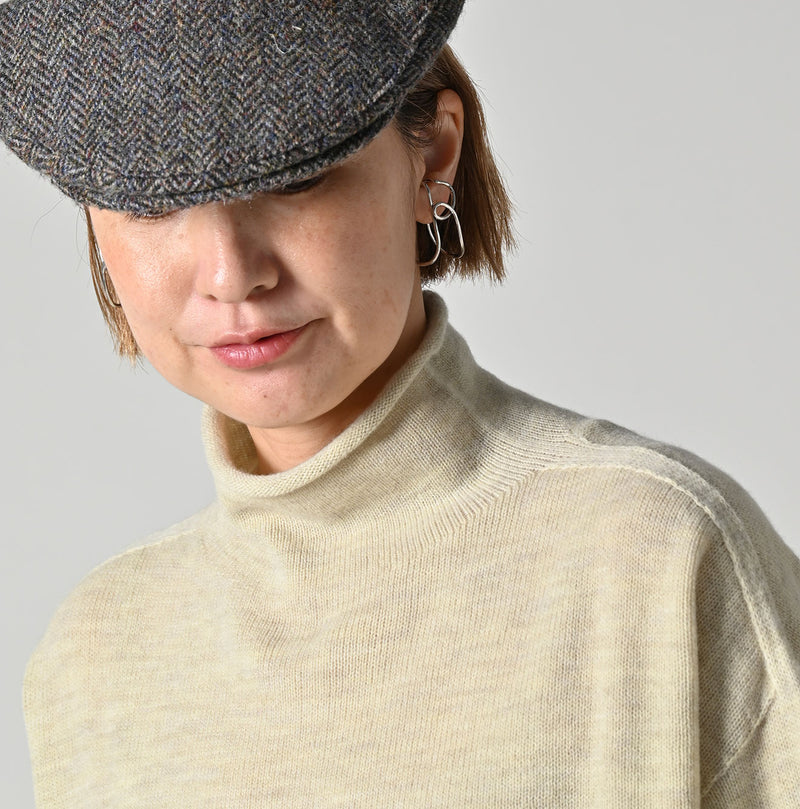45R Float Felted M-turtleneck