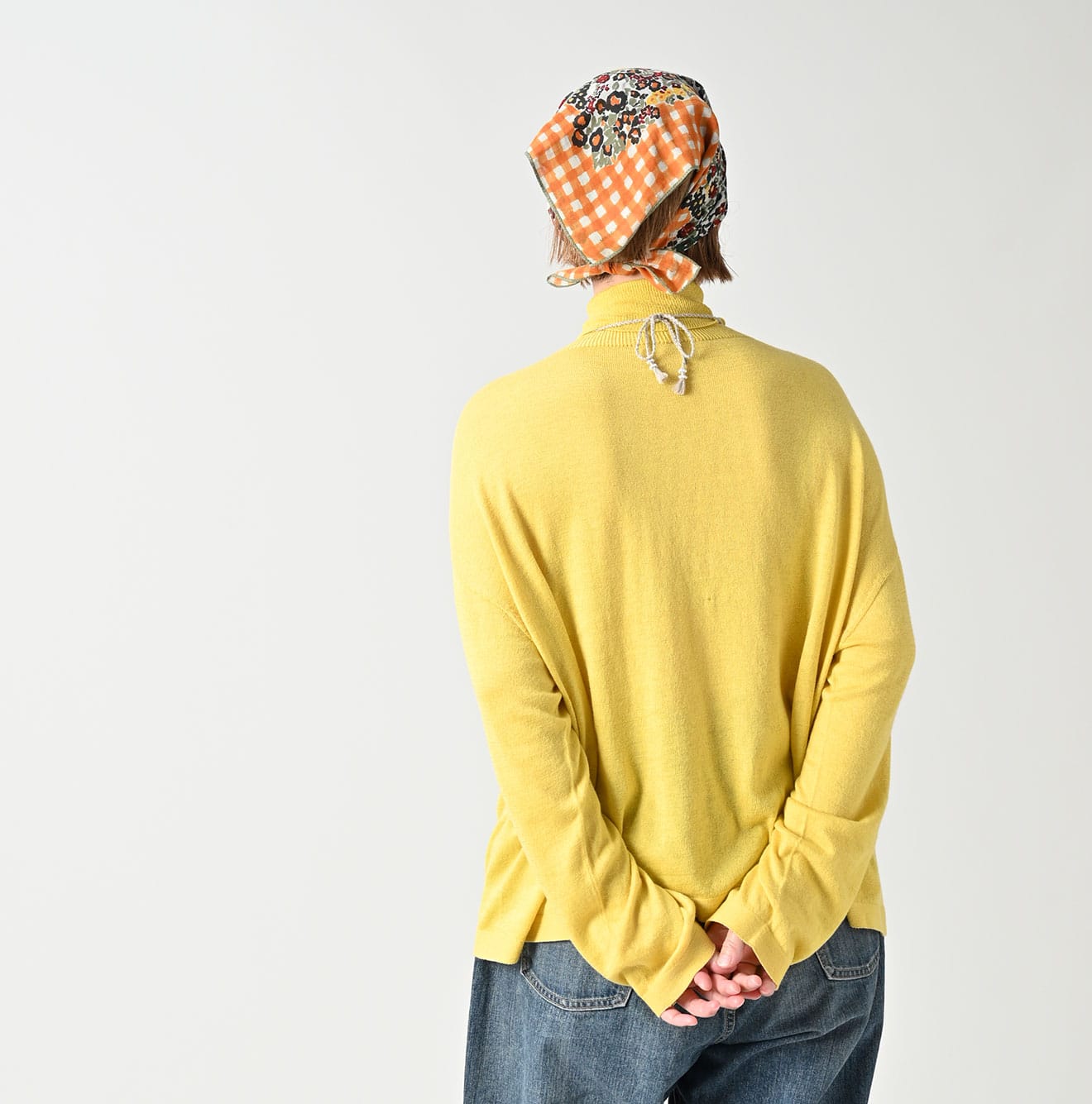 45R Super Gauze M-turtleneck