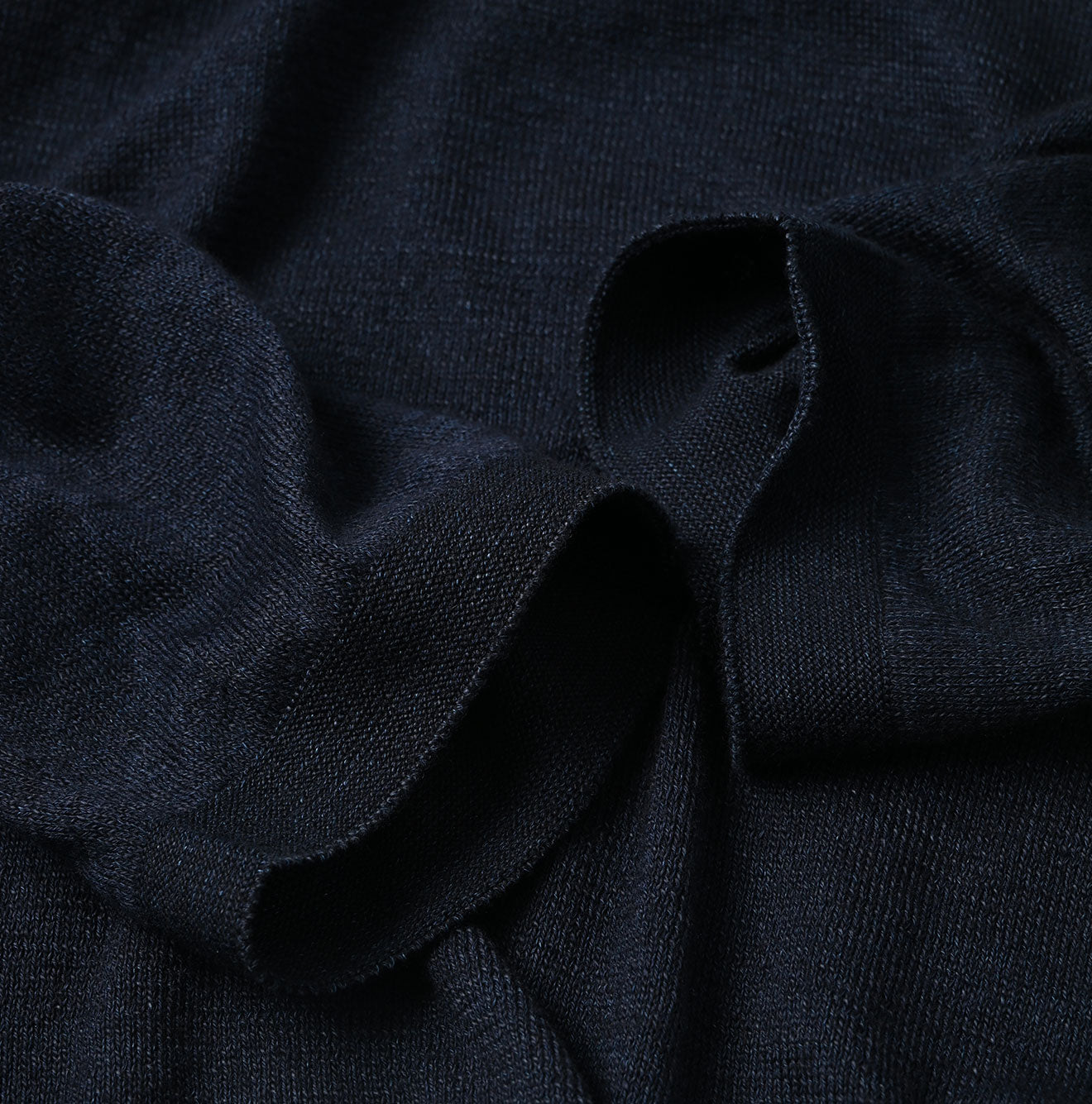 45R Indigo Super Gauze M-turtleneck