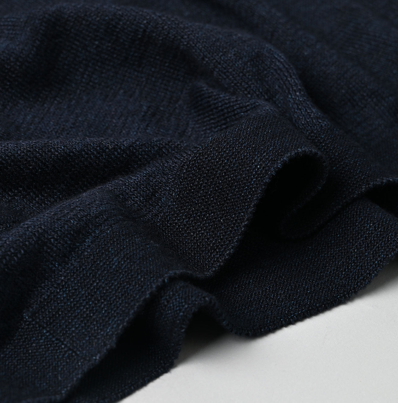 45R Indigo Super Gauze M-turtleneck