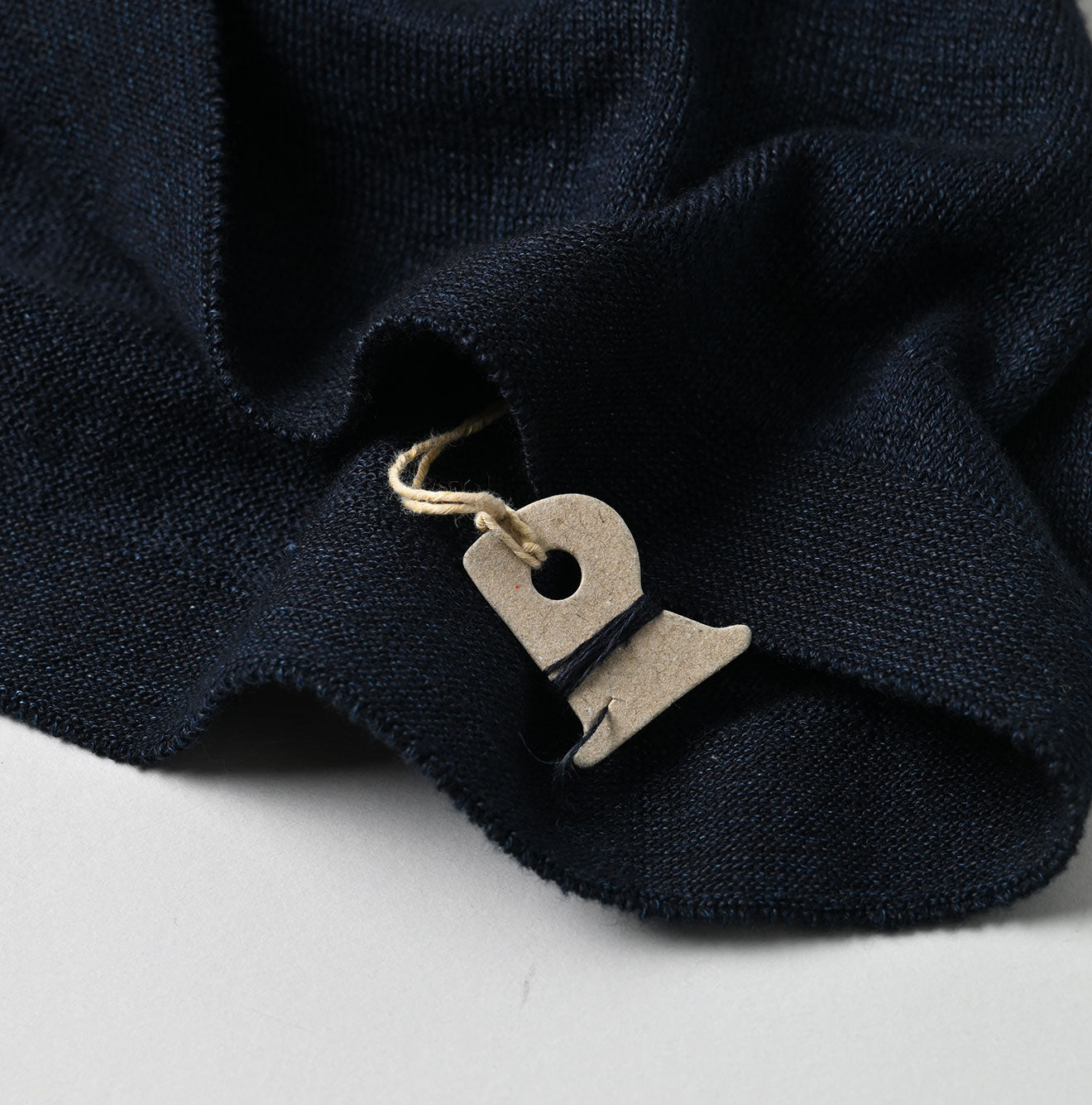 45R Indigo Super Gauze M-turtleneck