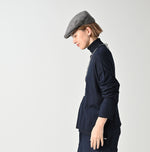 45R Indigo Super Gauze M-turtleneck