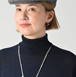 45R Indigo Super Gauze M-turtleneck