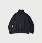 45R Indigo Super Gauze M-Hime Turtleneck
