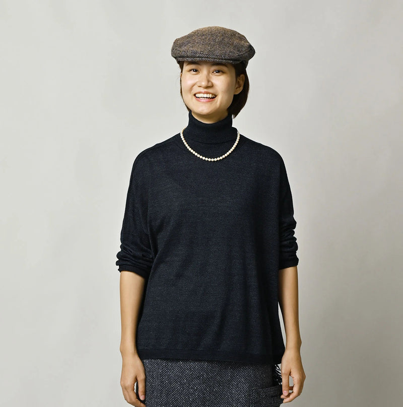 45R Indigo Super Gauze M-Hime Turtleneck - Image 3