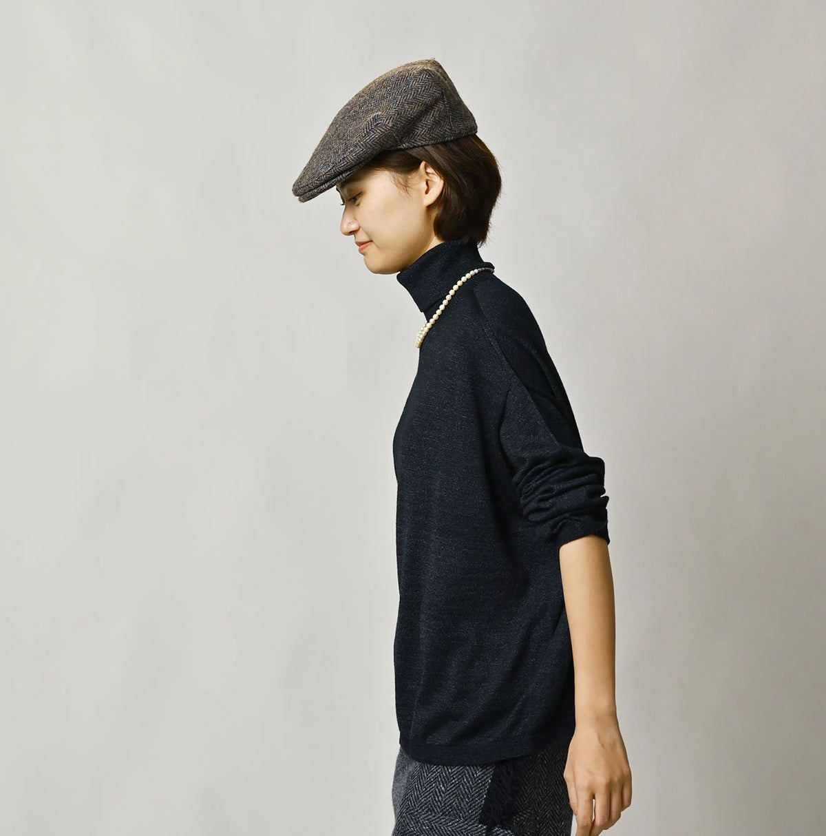 45R Indigo Super Gauze M-Hime Turtleneck - Image 4