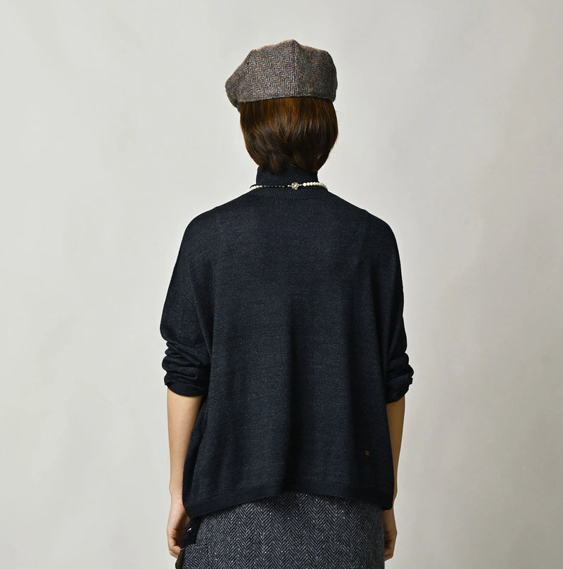 45R Indigo Super Gauze M-Hime Turtleneck - Image 5