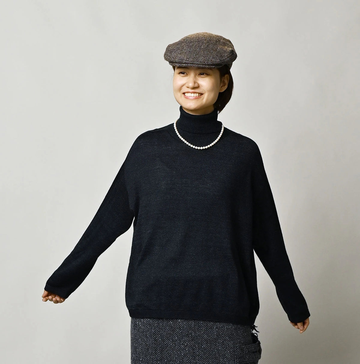 45R Indigo Super Gauze M-Hime Turtleneck - Image 6