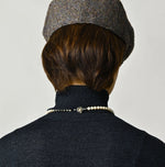 45R Indigo Super Gauze M-Hime Turtleneck