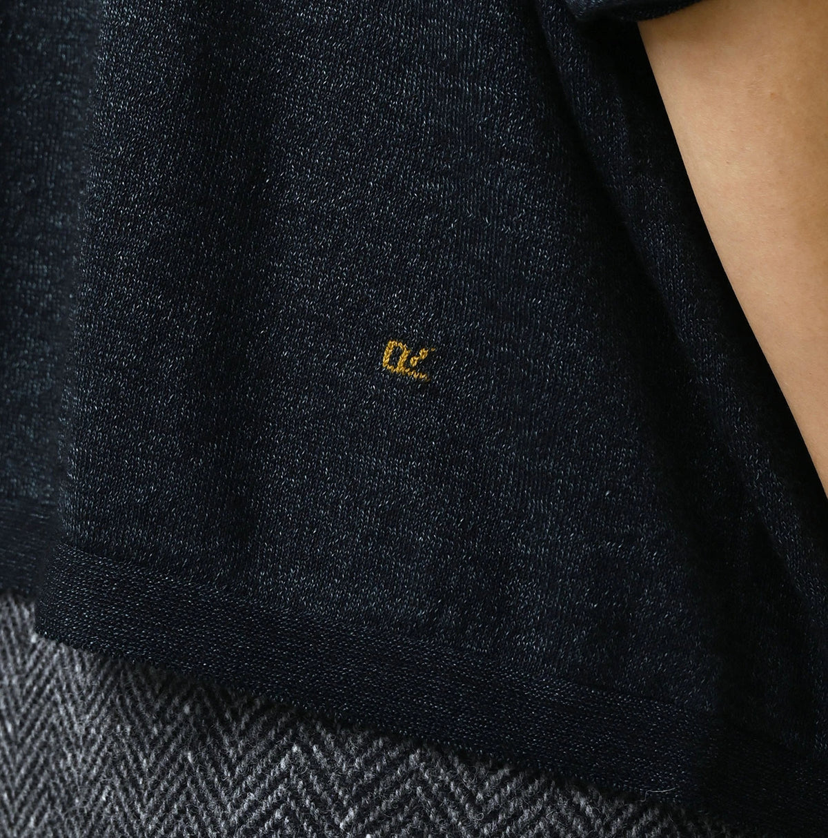 45R Indigo Super Gauze M-Hime Turtleneck - Image 9
