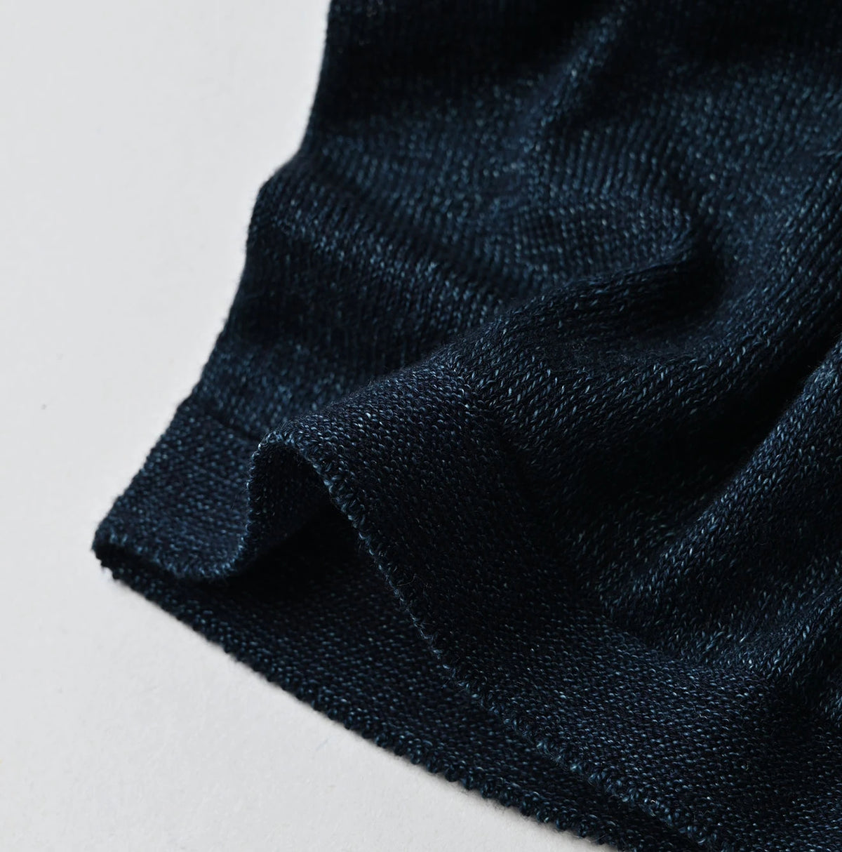 45R Indigo Super Gauze M-Hime Turtleneck