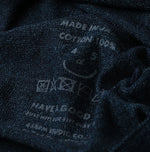 45R Indigo Super Gauze M-Hime Turtleneck