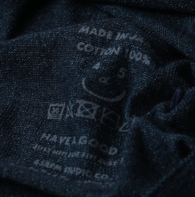 45R Indigo Super Gauze M-Hime Turtleneck - Image 15