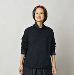 45R Indigo Super Gauze Yamahiko Sweater