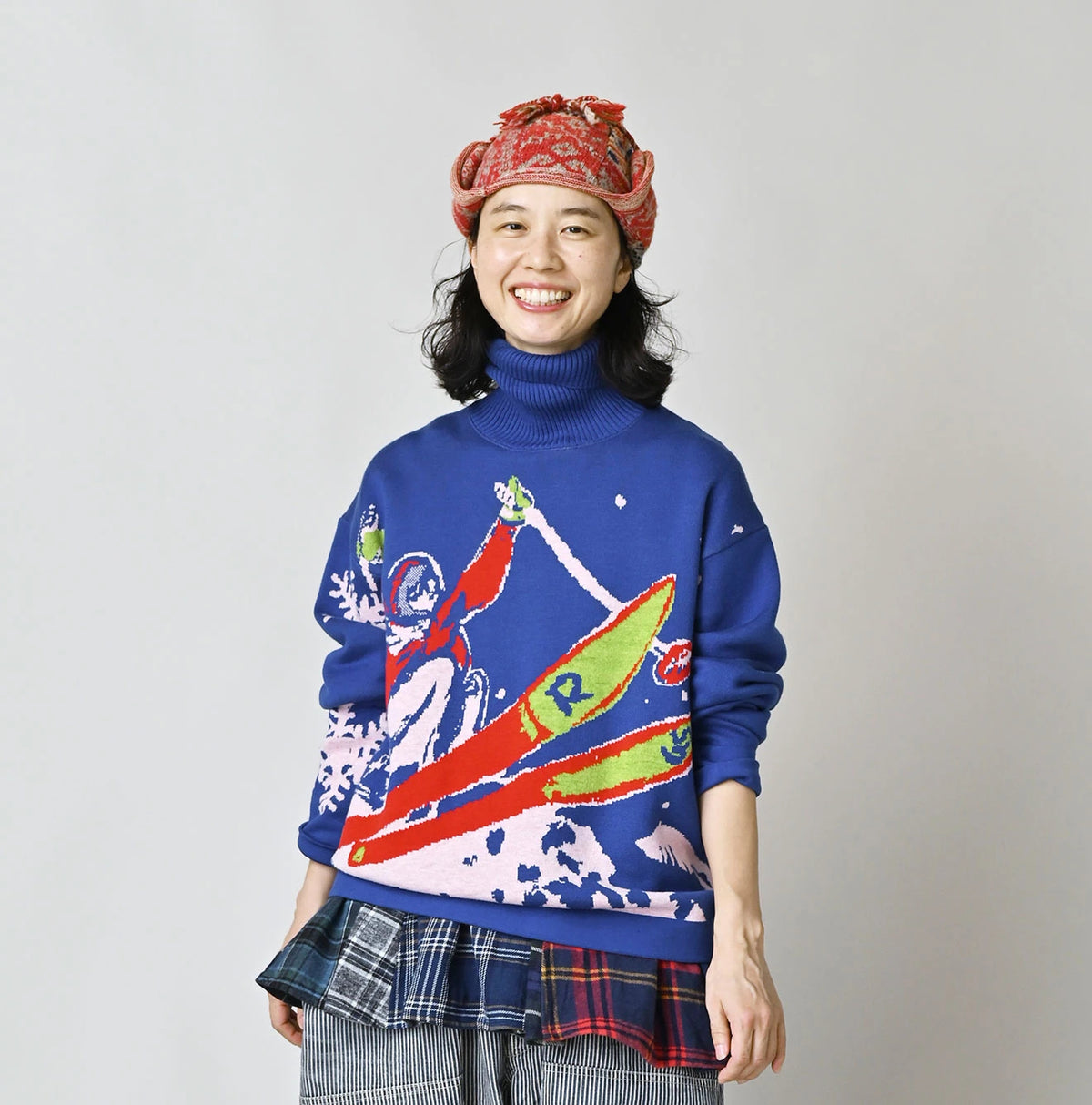 45R Supima Aspen Jacquard 908 Turtleneck - Image 6