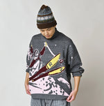45R Supima Aspen Jacquard 908 Turtleneck