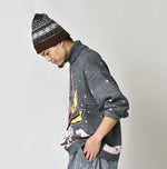 45R Supima Aspen Jacquard 908 Turtleneck
