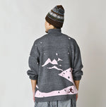 45R Supima Aspen Jacquard 908 Turtleneck