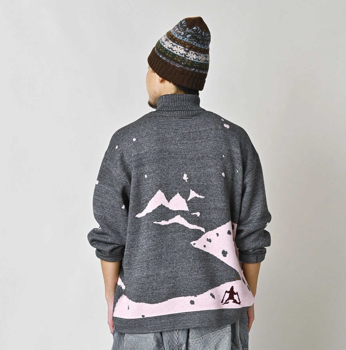 45R Supima Aspen Jacquard 908 Turtleneck - Image 11