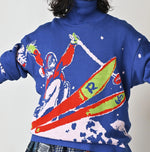 45R Supima Aspen Jacquard 908 Turtleneck