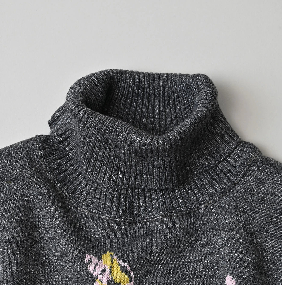 45R Supima Aspen Jacquard 908 Turtleneck