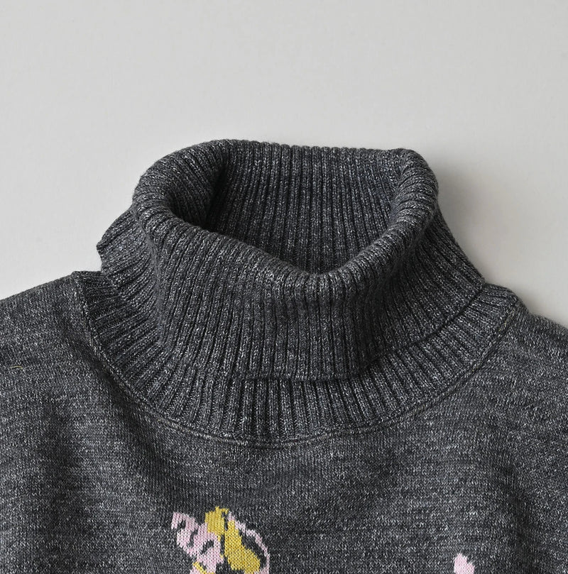 45R Supima Aspen Jacquard 908 Turtleneck - Image 19