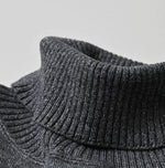 45R Supima Aspen Jacquard 908 Turtleneck