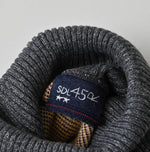45R Supima Aspen Jacquard 908 Turtleneck