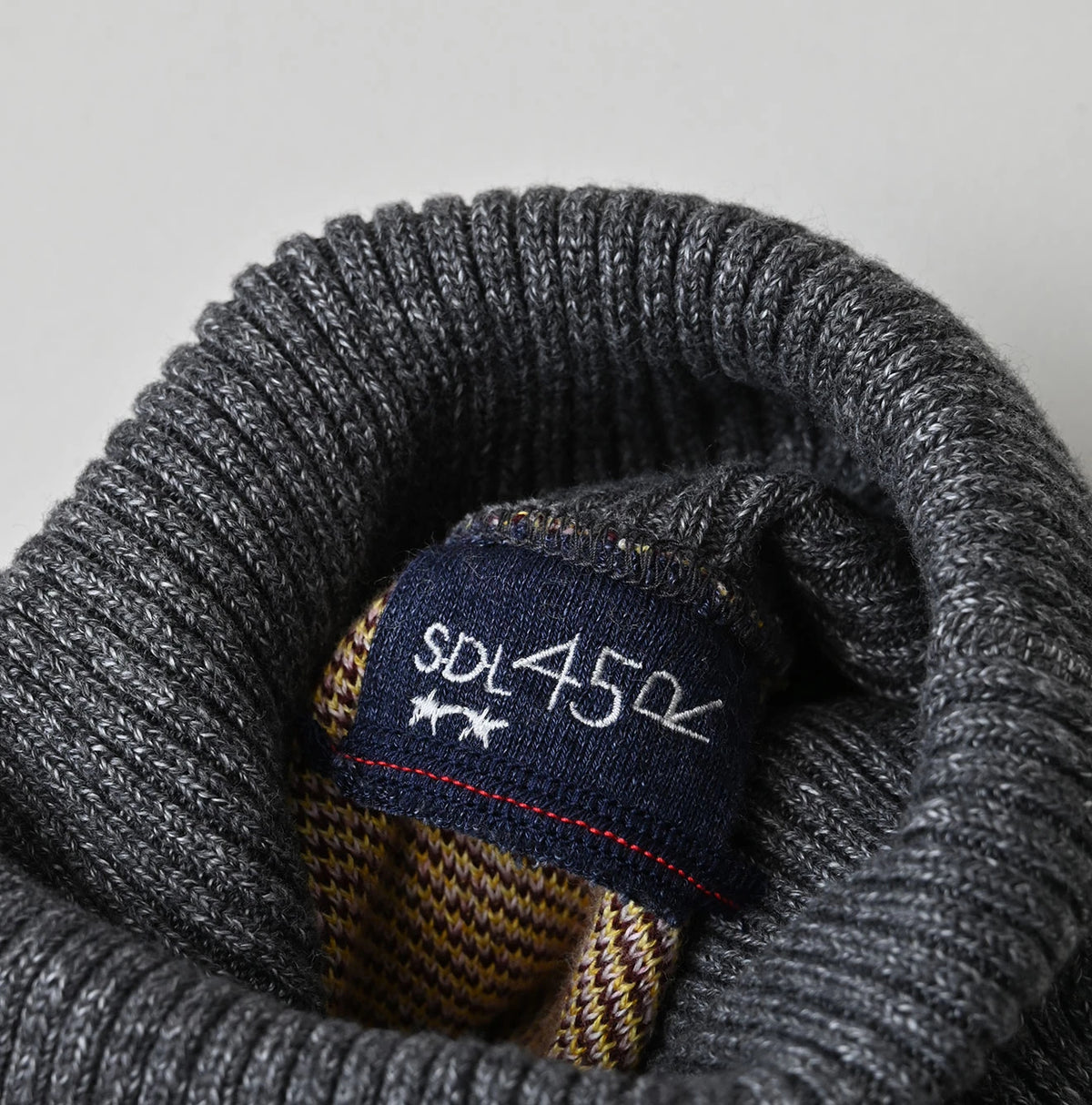 45R Supima Aspen Jacquard 908 Turtleneck