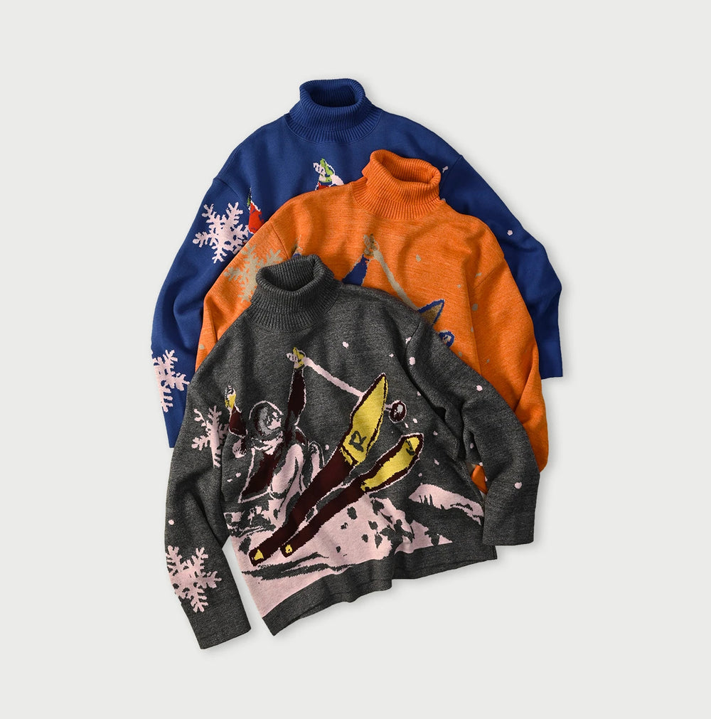 Supima Aspen Jacquard 908 Turtleneck