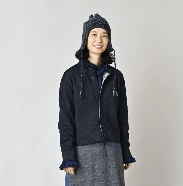 45R Indigo Supima Smooth 908 Cardigan
