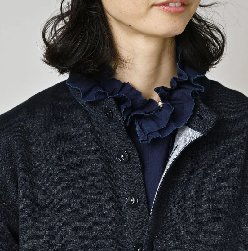 45R Indigo Supima Smooth 908 Cardigan - Image 11